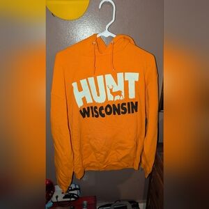 Hunt Wisconsin Hoodie (Blaze Orange)